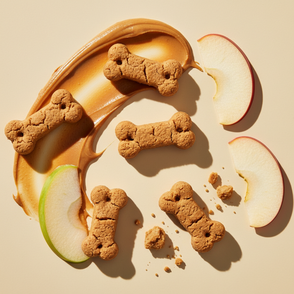 Peanut Butter Apple Mint Bites