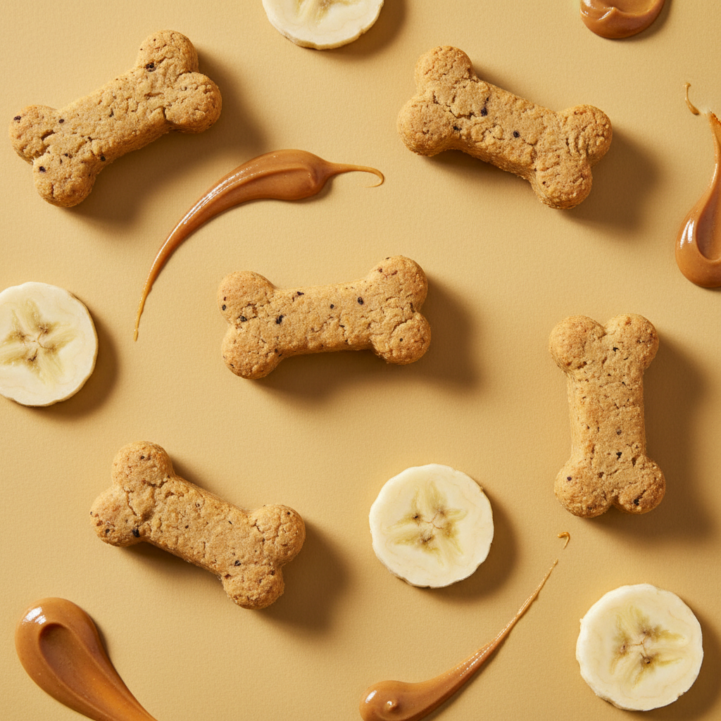Peanut Butter Banana Mint Bites