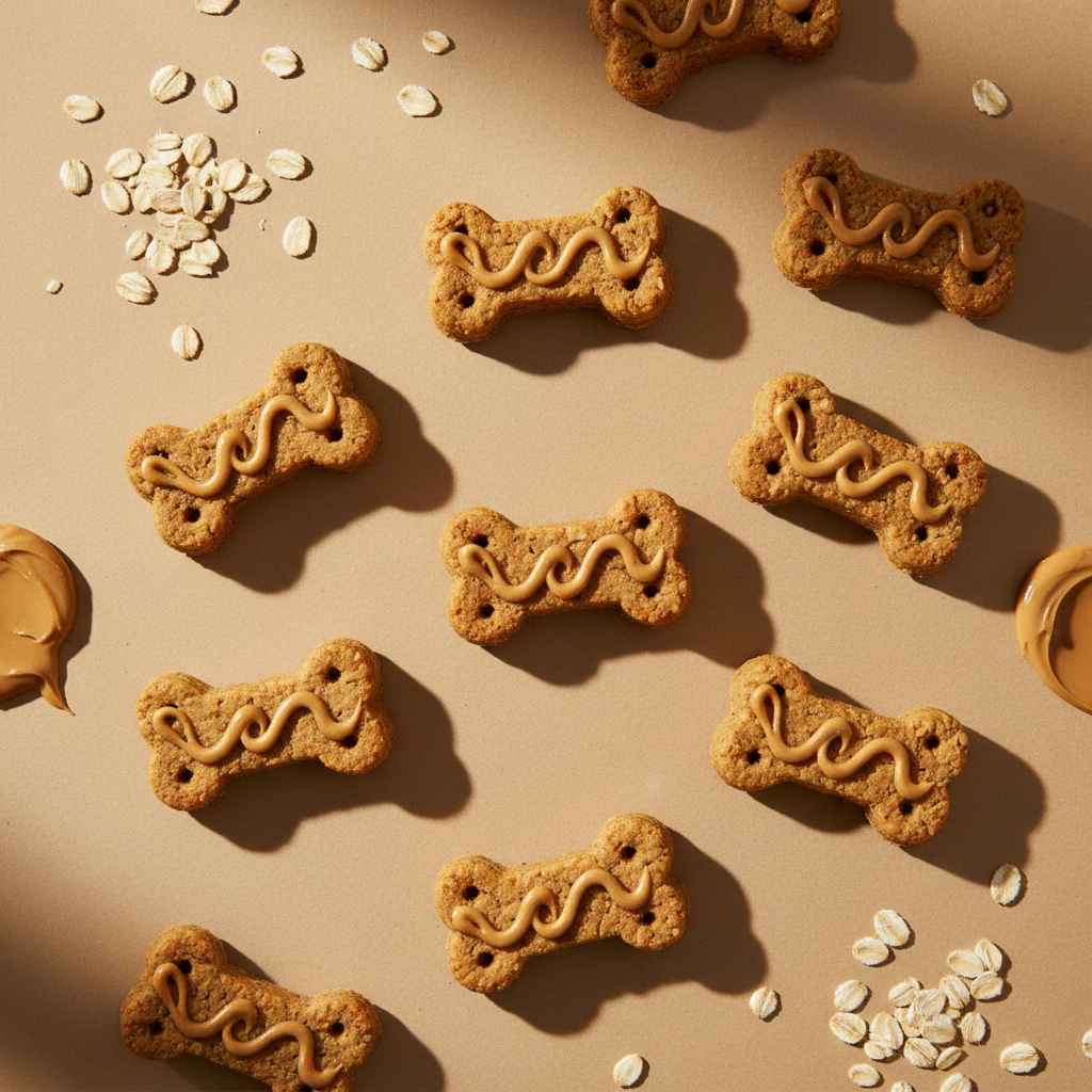 Peanut Butter Oat Mint Bites